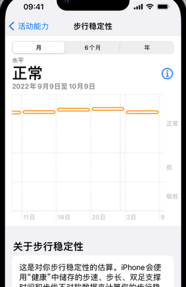 民权iPhone手机维修如何在iPhone开启'步行稳定性通知'