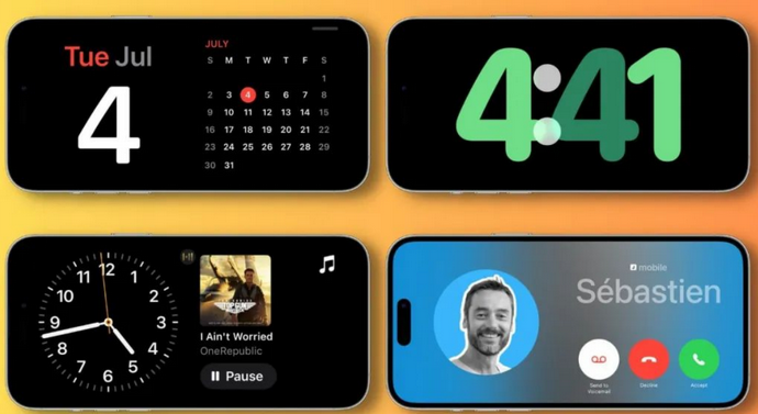民权苹果手机维修分享iOS17横屏充电待机显示有什么好处 