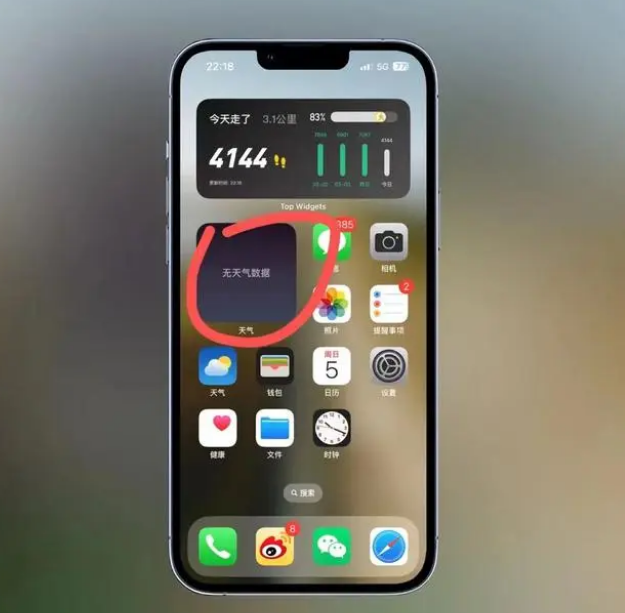 民权苹果手机维修分享:iOS16主屏幕天气小组件无法正常工作怎么办？ 