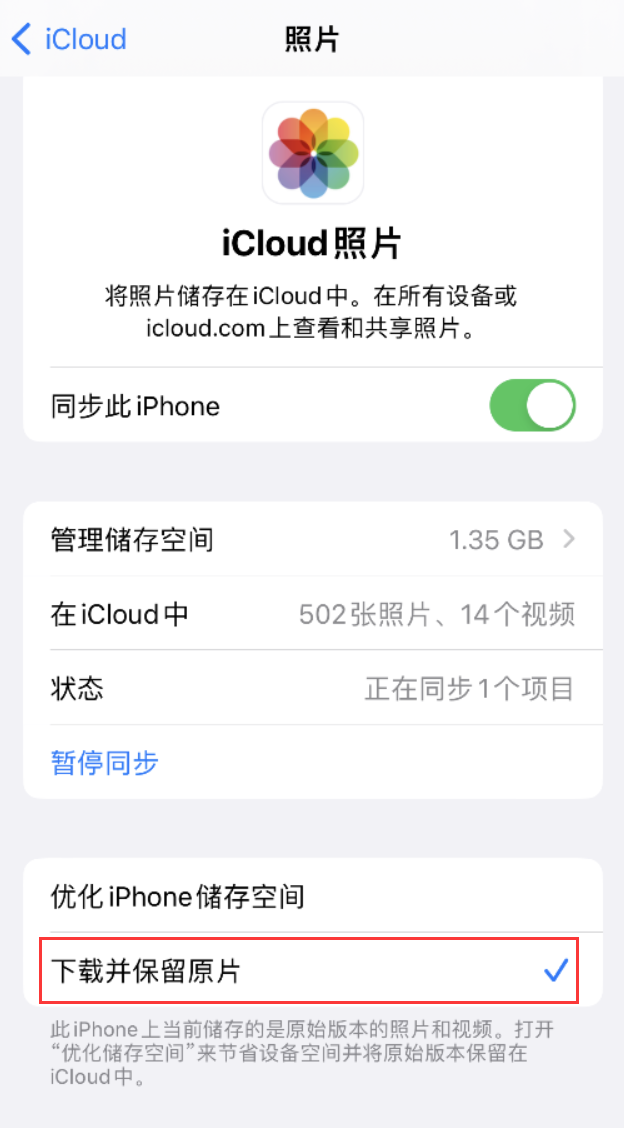 民权苹果手机维修分享iPhone 无法加载高质量照片怎么办 