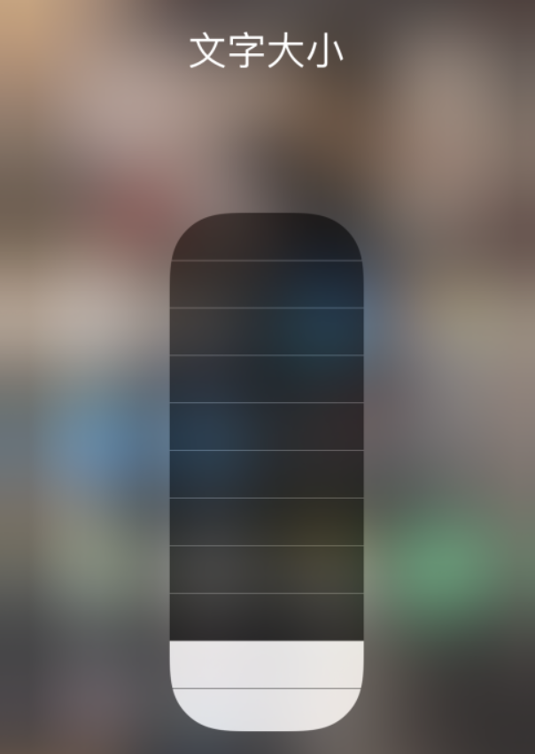 民权苹果手机维修分享小技巧：在 iPhone 控制中心快速调节字体大小 